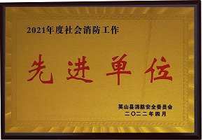 2021年度社會消防工作先進單位